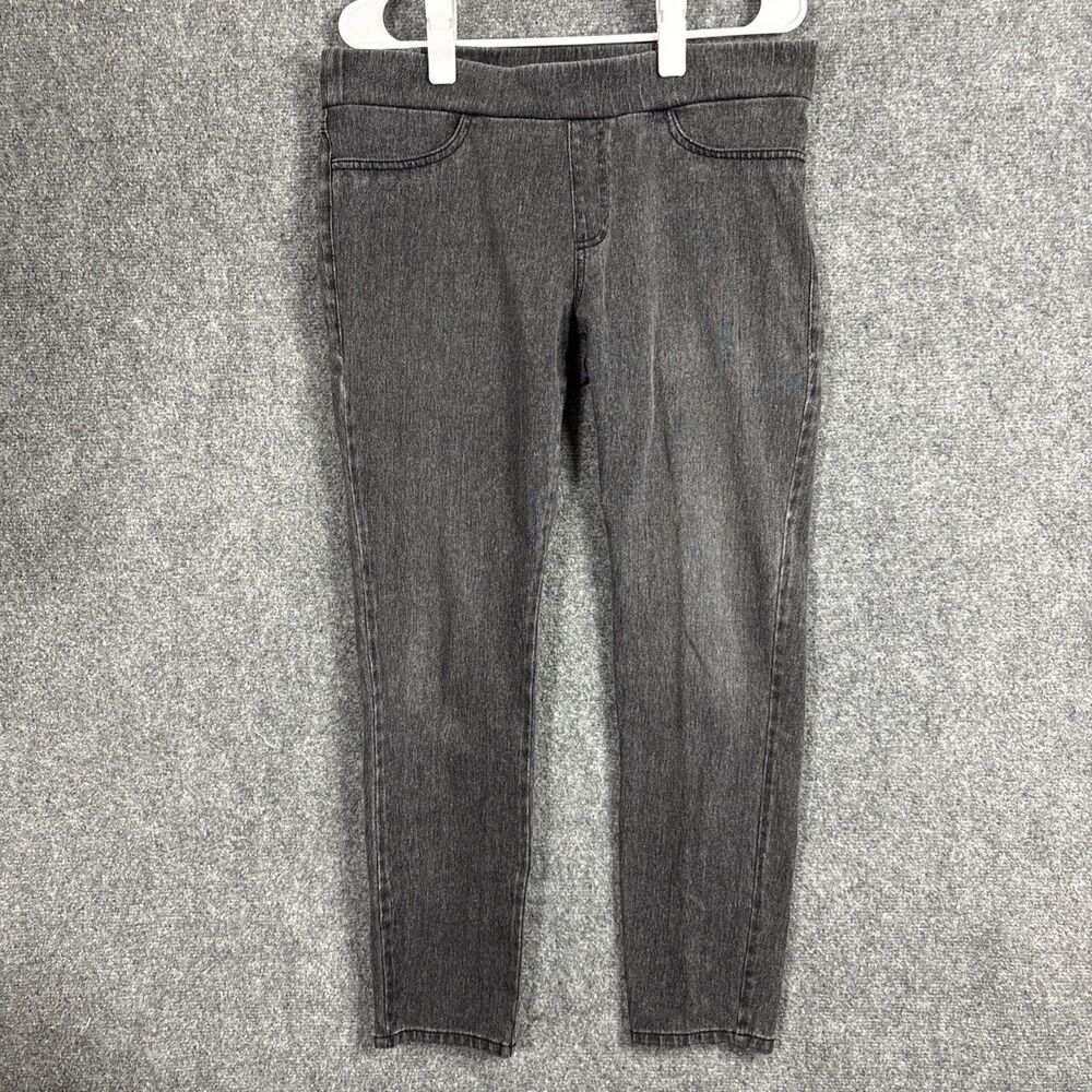 CAbi 888 Jeans Womens Size L Black Pull on Skinny